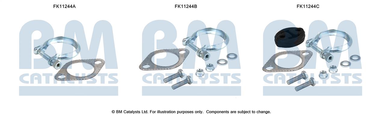 BM Catalysts FK11244 Mounting kit FK11244: Buy near me in Poland at 2407.PL - Good price!