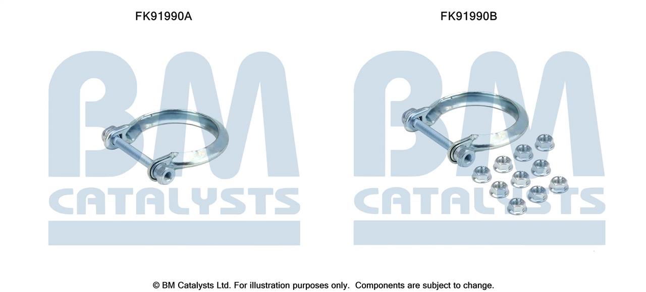 BM Catalysts FK91990 Mounting kit FK91990: Buy near me at 2407.PL in Poland at an Affordable price!