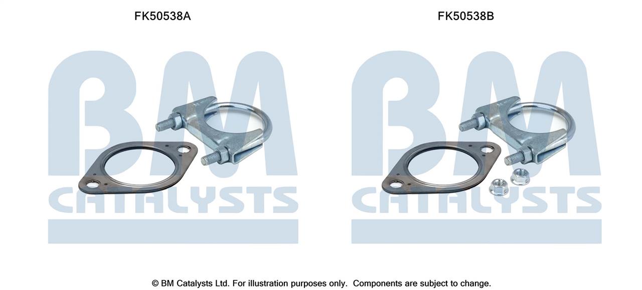 BM Catalysts FK50538 Montagesatz für Auspuffanlagenhalter FK50538: Kaufen Sie zu einem guten Preis in Polen bei 2407.PL!