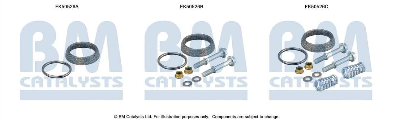 BM Catalysts FK50526 Mounting kit for exhaust system FK50526: Buy near me in Poland at 2407.PL - Good price!