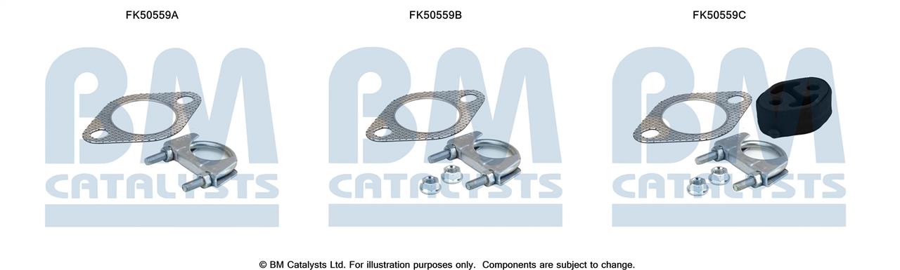 BM Catalysts FK50559 Mounting kit for exhaust system FK50559: Buy near me in Poland at 2407.PL - Good price!
