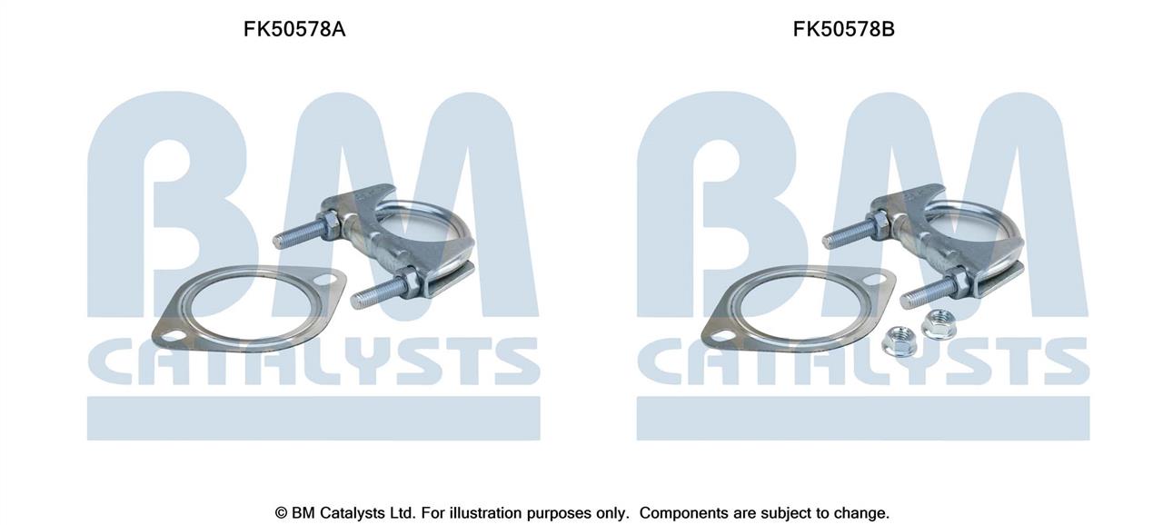 BM Catalysts FK50578 Комплект монтажный крепежей выхлопной системы FK50578: Отличная цена - Купить в Польше на 2407.PL!
