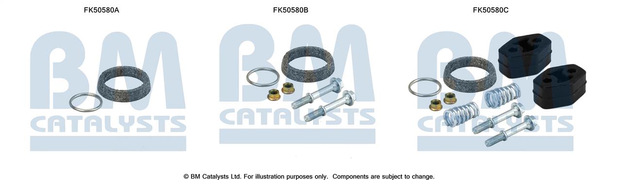 BM Catalysts FK50580 Mounting kit for exhaust system FK50580: Buy near me in Poland at 2407.PL - Good price!