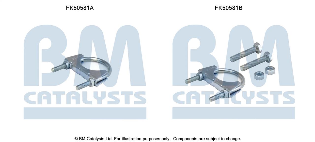 BM Catalysts FK50581 Mounting kit for exhaust system FK50581: Buy near me in Poland at 2407.PL - Good price!