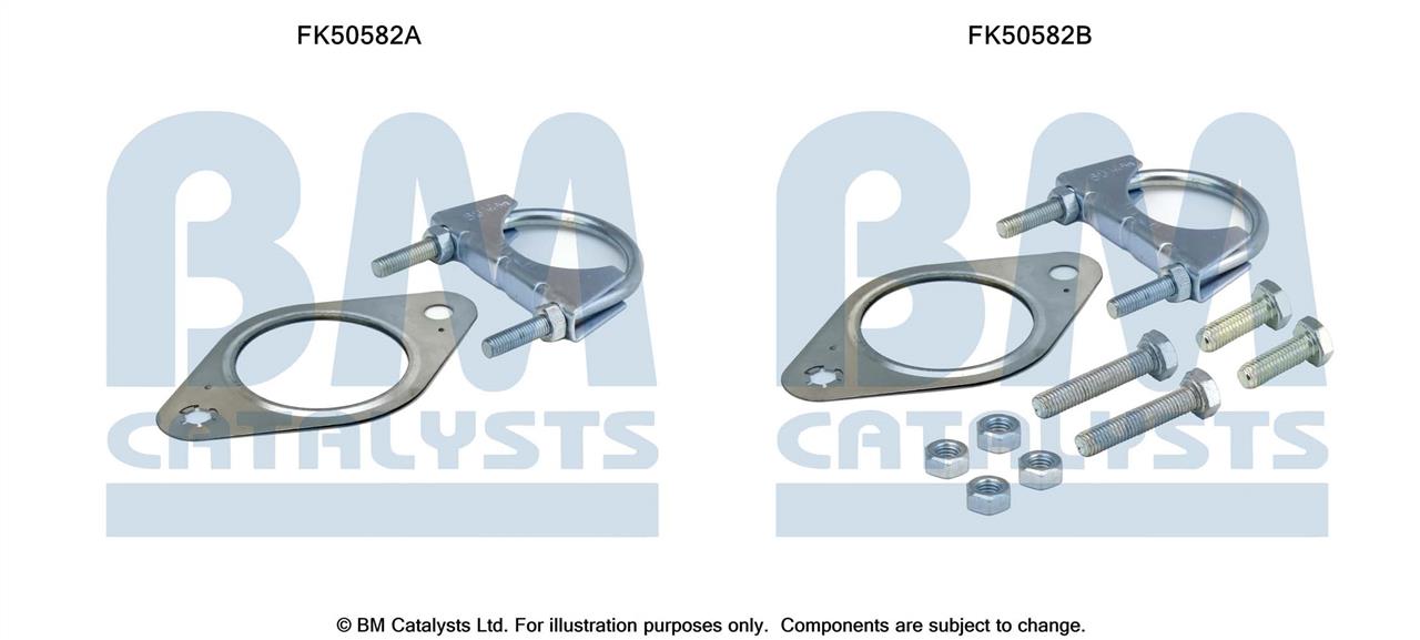 BM Catalysts FK50582 Mounting kit for exhaust system FK50582: Buy near me in Poland at 2407.PL - Good price!