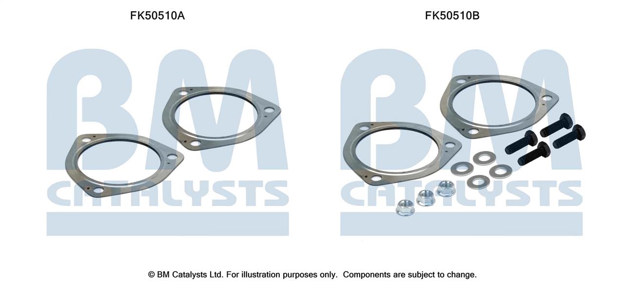 BM Catalysts FK50510 Комплект монтажный крепежей выхлопной системы FK50510: Отличная цена - Купить в Польше на 2407.PL!