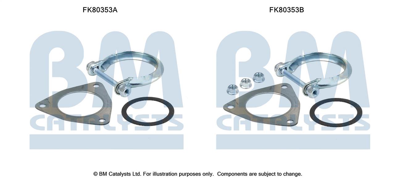 BM Catalysts FK80353 Mounting kit FK80353: Buy near me at 2407.PL in Poland at an Affordable price!