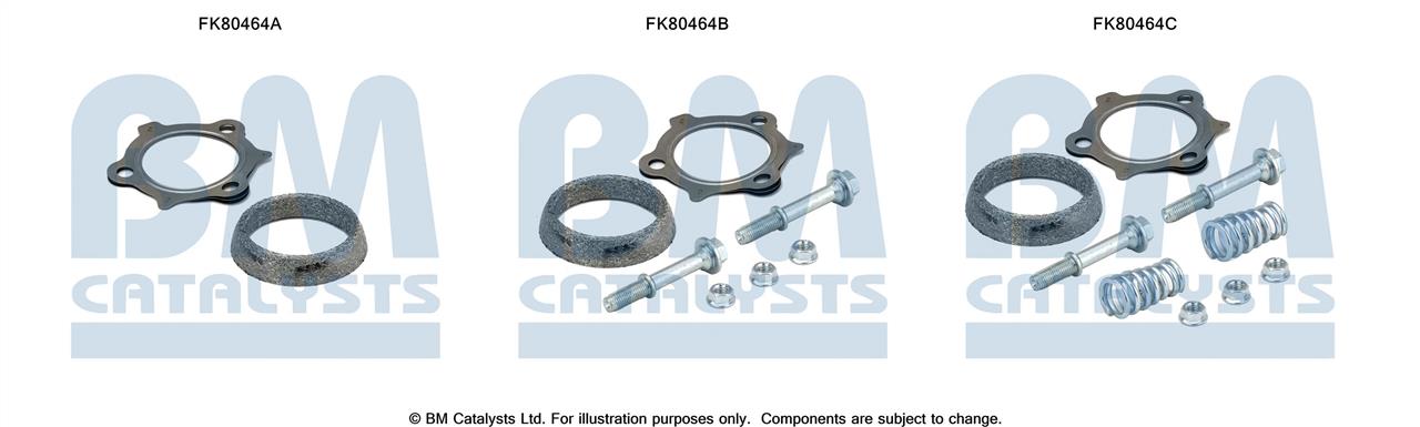 BM Catalysts FK80464 Mounting kit FK80464: Buy near me in Poland at 2407.PL - Good price!