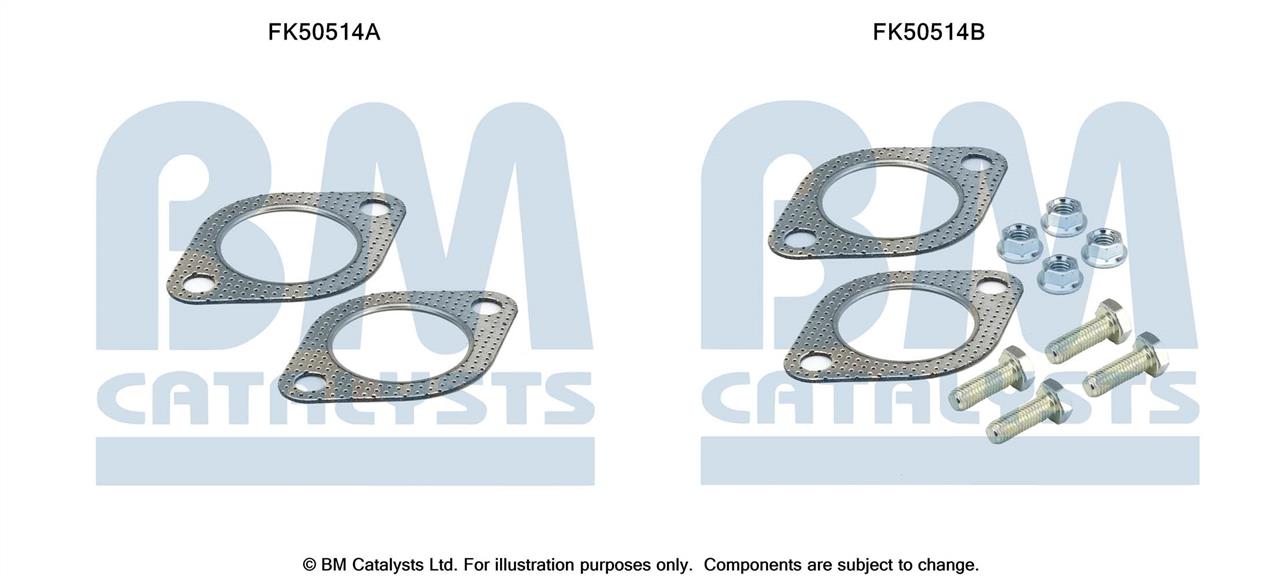 BM Catalysts FK50514 Комплект монтажный крепежей выхлопной системы FK50514: Отличная цена - Купить в Польше на 2407.PL!