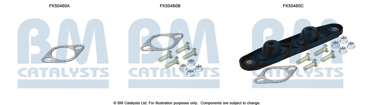 BM Catalysts FK50460 Комплект монтажный крепежей выхлопной системы FK50460: Отличная цена - Купить в Польше на 2407.PL!