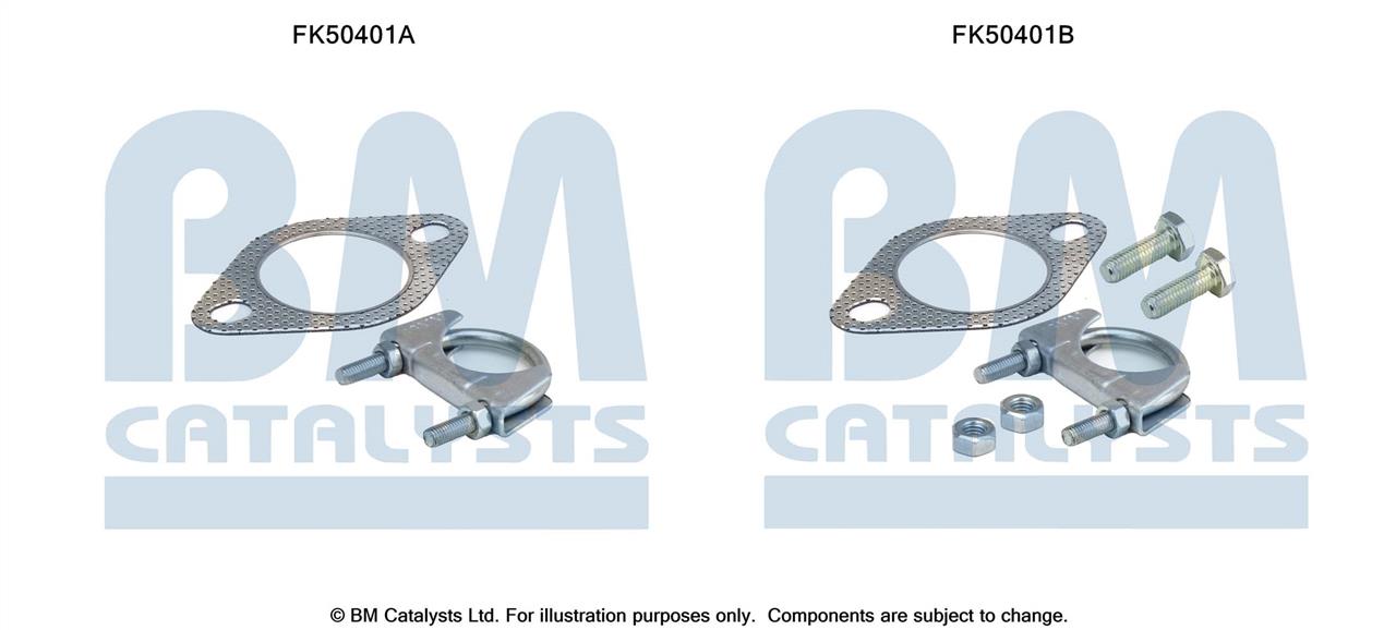 BM Catalysts FK50401 Montagesatz für Auspuffanlagenhalter FK50401: Kaufen Sie zu einem guten Preis in Polen bei 2407.PL!