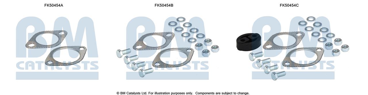 BM Catalysts FK50454 Mounting kit for exhaust system FK50454: Buy near me at 2407.PL in Poland at an Affordable price!