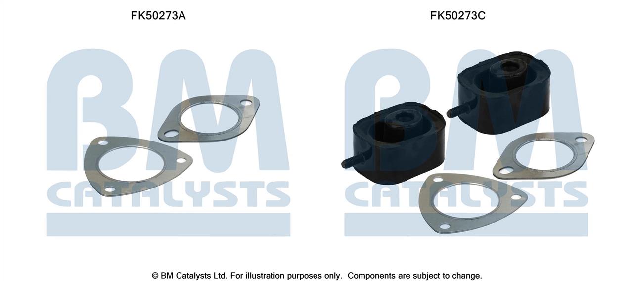 BM Catalysts FK50273 Комплект монтажный крепежей выхлопной системы FK50273: Отличная цена - Купить в Польше на 2407.PL!