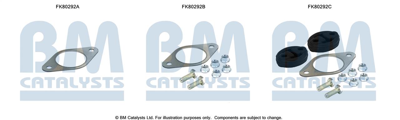 BM Catalysts FK80292 Mounting Kit, catalytic converter FK80292: Buy near me in Poland at 2407.PL - Good price!