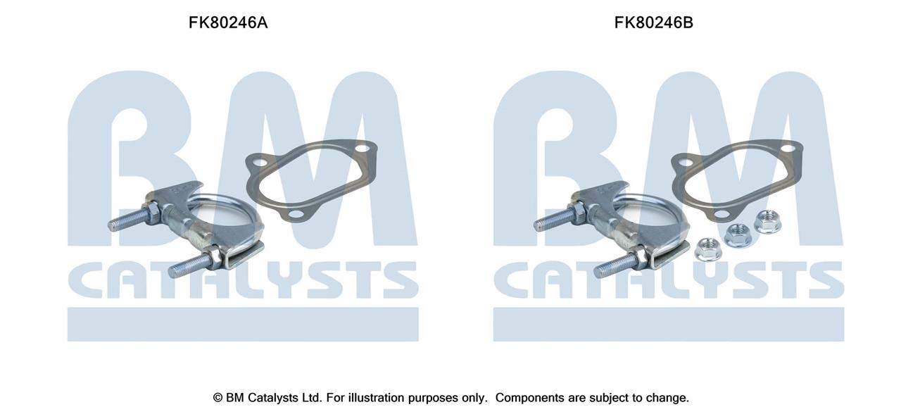 BM Catalysts FK80246 Mounting Kit, catalytic converter FK80246: Buy near me at 2407.PL in Poland at an Affordable price!