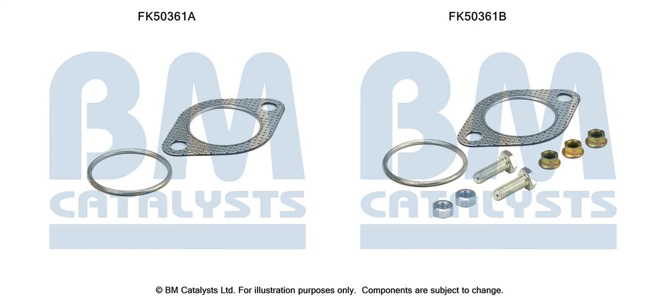 BM Catalysts FK50361 Mounting kit for exhaust system FK50361: Buy near me in Poland at 2407.PL - Good price!