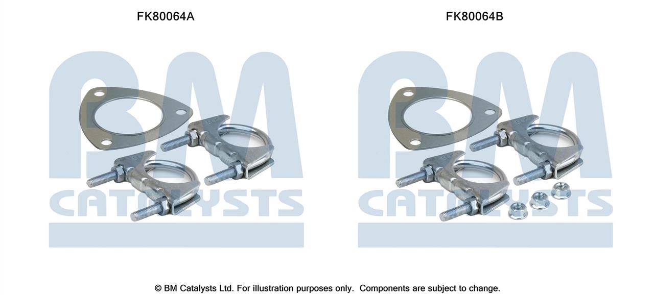 BM Catalysts FK80064 Mounting Kit, catalytic converter FK80064: Buy near me in Poland at 2407.PL - Good price!