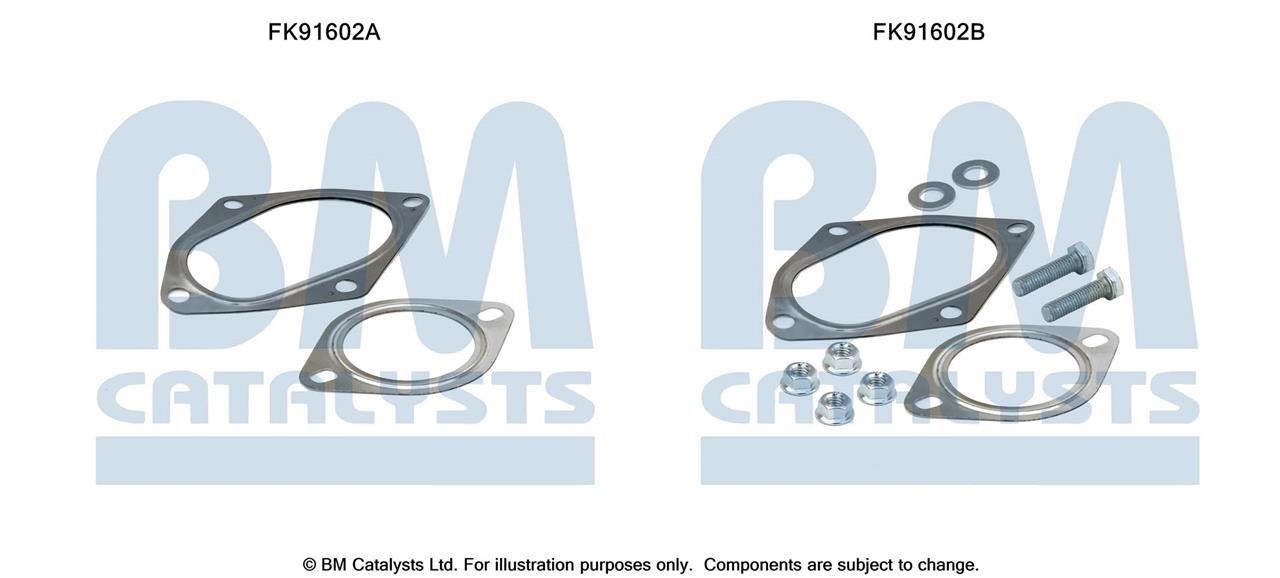 BM Catalysts FK91602 Zestaw montażowy, katalizator FK91602: Dobra cena w Polsce na 2407.PL - Kup Teraz!