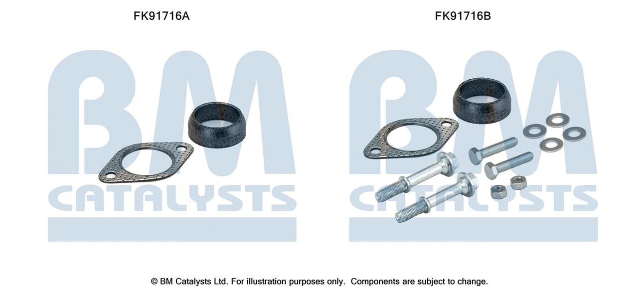 BM Catalysts FK91716 Mounting Kit, catalytic converter FK91716: Buy near me at 2407.PL in Poland at an Affordable price!
