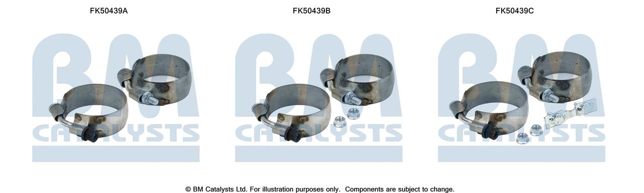 BM Catalysts FK50439 Mounting kit for exhaust system FK50439: Buy near me in Poland at 2407.PL - Good price!
