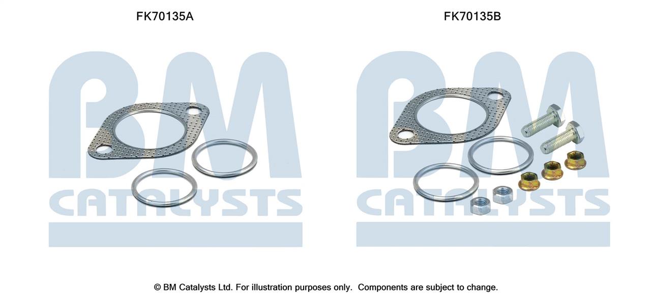 BM Catalysts FK70135 Комплект монтажный крепежей выхлопной системы FK70135: Отличная цена - Купить в Польше на 2407.PL!