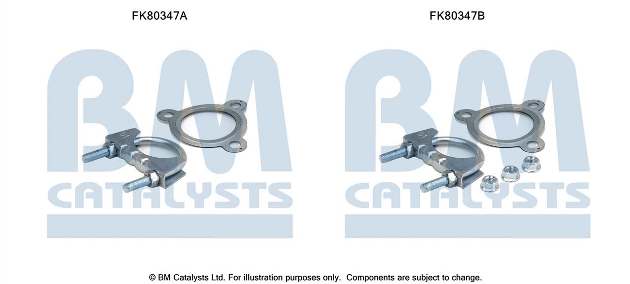 BM Catalysts FK80347 Mounting Kit, catalytic converter FK80347: Buy near me at 2407.PL in Poland at an Affordable price!