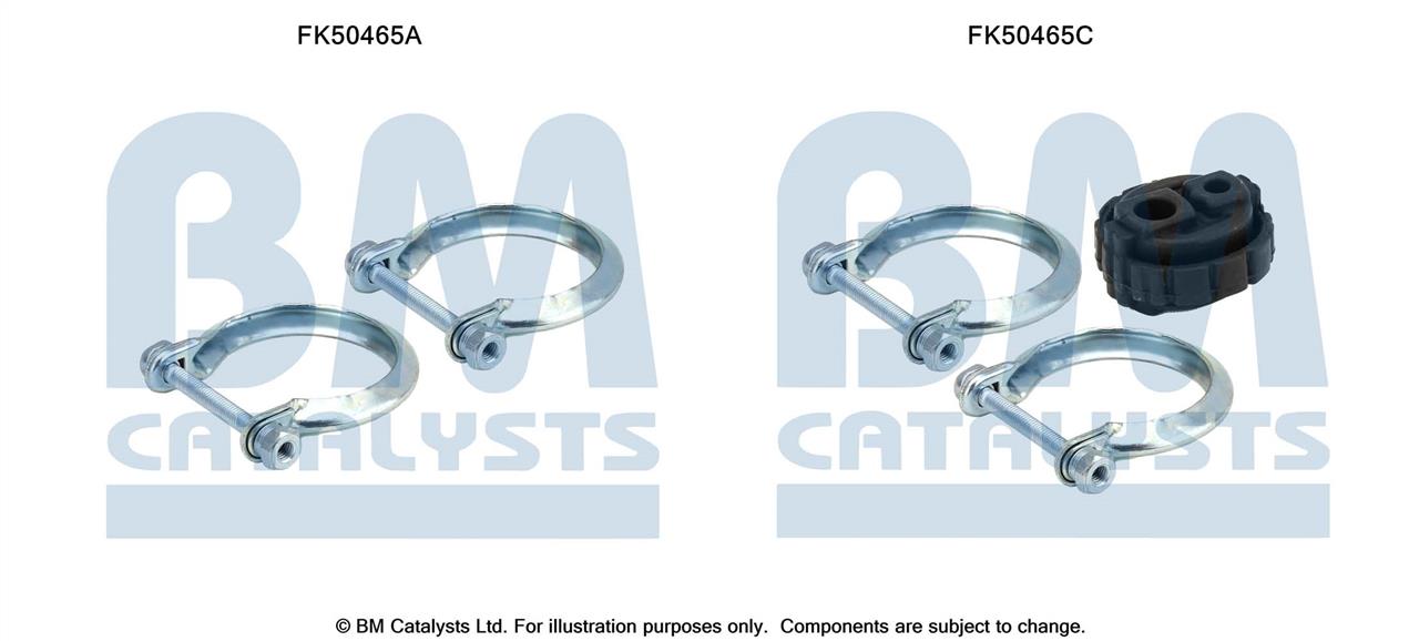 BM Catalysts FK50465 Mounting kit for exhaust system FK50465: Buy near me in Poland at 2407.PL - Good price!