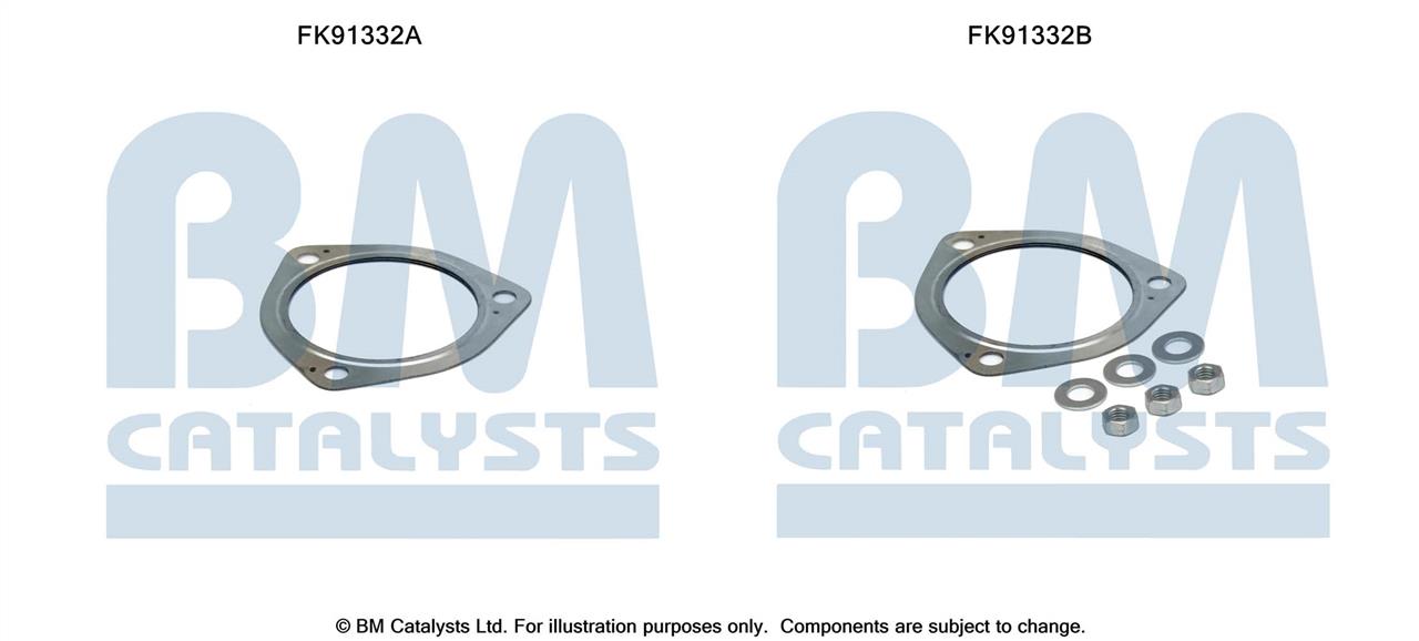 BM Catalysts FK91332 Mounting Kit, catalytic converter FK91332: Buy near me in Poland at 2407.PL - Good price!