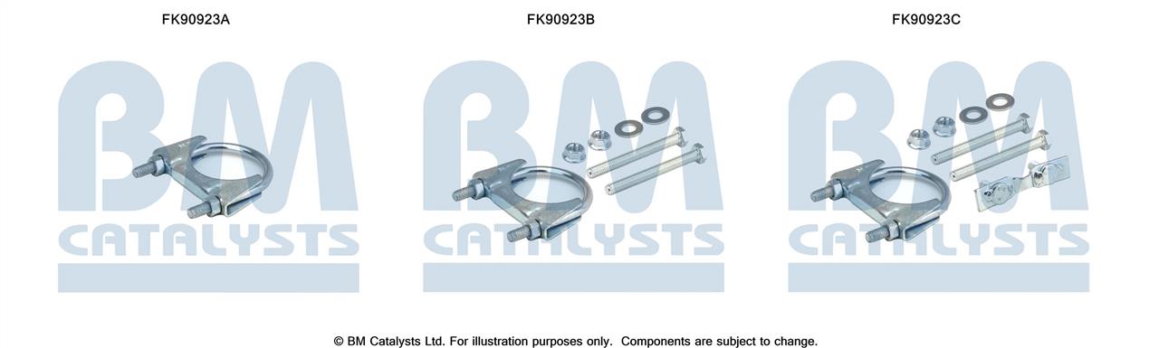 BM Catalysts FK90923 Montagesatz, Katalysator FK90923: Kaufen Sie zu einem guten Preis in Polen bei 2407.PL!