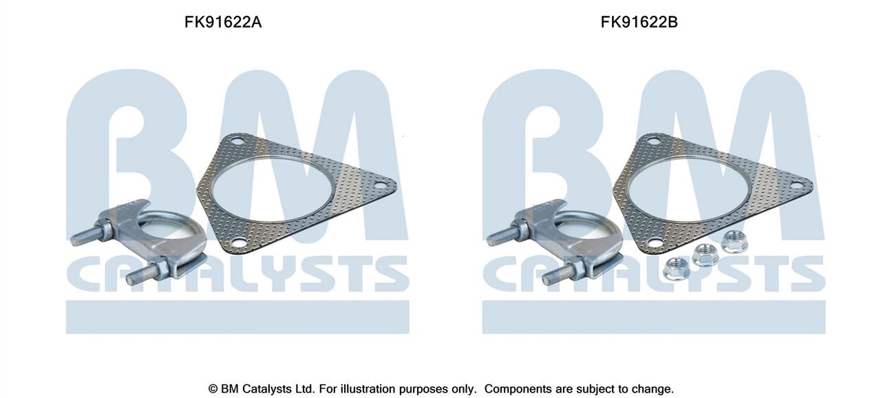 BM Catalysts FK91622 Mounting Kit, catalytic converter FK91622: Buy near me in Poland at 2407.PL - Good price!