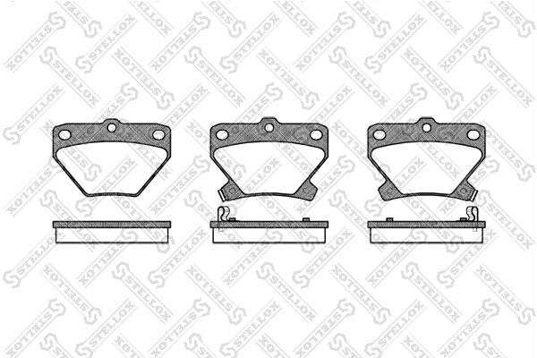 Stellox 752 002-SX Brake Pad Set, disc brake 752002SX: Buy near me in Poland at 2407.PL - Good price!