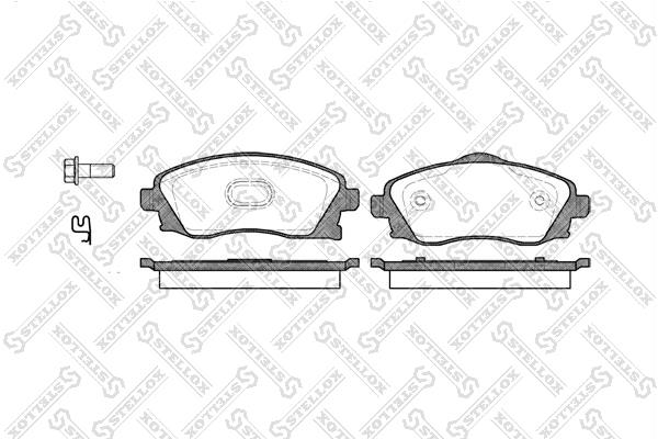 Stellox 785 002B-SX Brake Pad Set, disc brake 785002BSX: Buy near me in Poland at 2407.PL - Good price!