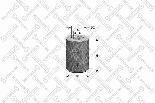 Stellox 81-21007-SX Air filter 8121007SX: Buy near me at 2407.PL in Poland at an Affordable price!