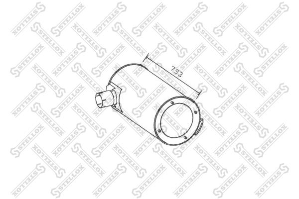 Stellox 82-03079-SX Central silencer 8203079SX: Buy near me in Poland at 2407.PL - Good price!