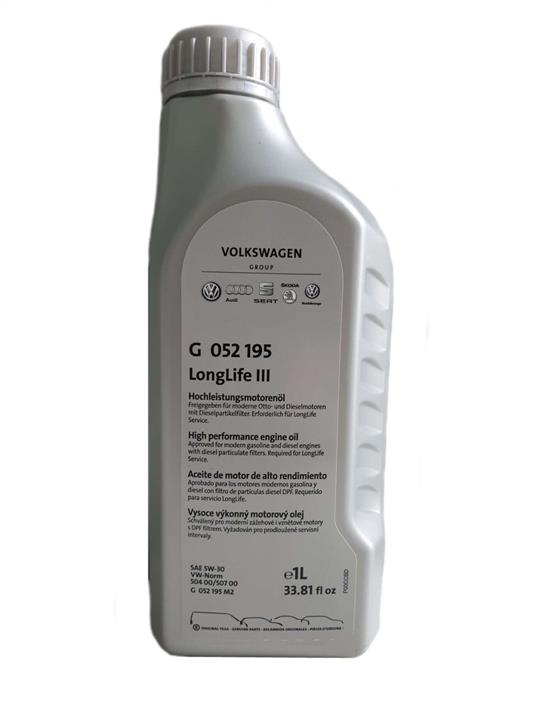 Olej silnikowy VAG Longlife III 5W-30, 1L VAG G 052 195 M2