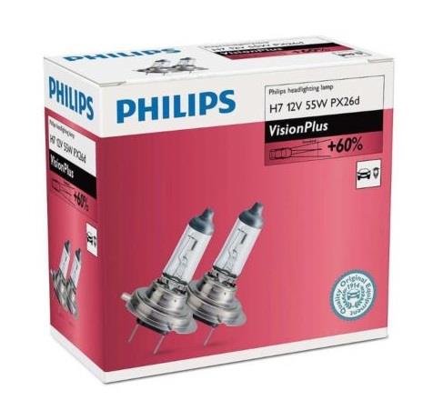Philips 12972VPC2 Żarówka halogenowa Philips Visionplus +60% 12V H7 55W +60% 12972VPC2: Dobra cena w Polsce na 2407.PL - Kup Teraz!