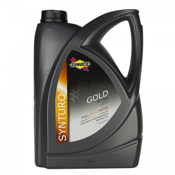 Sunoco MS23022 Engine oil Sunoco Synturo Gold 5W-40, 5L MS23022: Buy near me in Poland at 2407.PL - Good price!