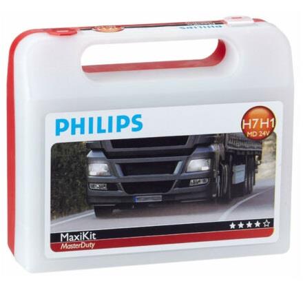 Philips 55561LKMDKM Zestaw zapasowe żarówki Philips Maxi Kit 24V H1/H7 55561LKMDKM: Dobra cena w Polsce na 2407.PL - Kup Teraz!