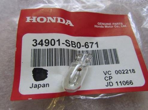Honda 34901-SB0-671 Żarówka halogenowa 12V 34901SB0671: Dobra cena w Polsce na 2407.PL - Kup Teraz!
