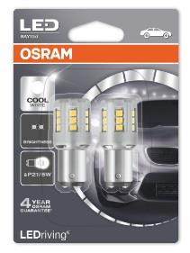 Osram 1457CW-02B LED lamp Osram LEDriving CoolWhite P21/5W 12V BAY15d (2 pcs.) 1457CW02B: Buy near me in Poland at 2407.PL - Good price!