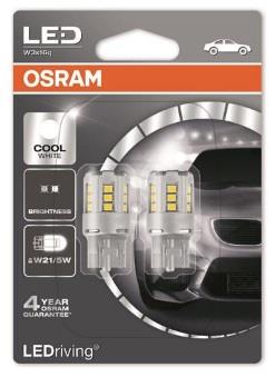 Osram 7715CW-02B Лампа светодиодная Osram LEDriving Standart T20 12V W3x16q (2 шт.) 7715CW02B: Отличная цена - Купить в Польше на 2407.PL!