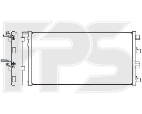 FPS FP 56 K271-P Радіатор кондиціонера (Конденсатор) FP56K271P: Приваблива ціна - Купити у Польщі на 2407.PL!