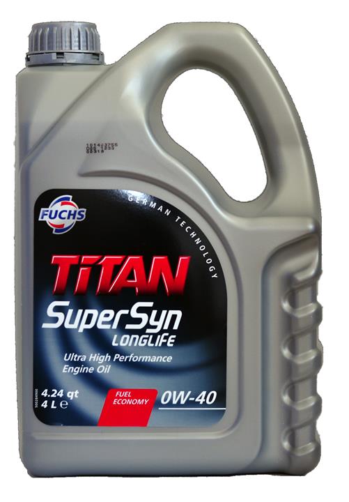 Fuchs 1073 Engine oil Fuchs TITAN SUPERSYN LONGLIFE 0W-40, 4L 1073: Buy near me at 2407.PL in Poland at an Affordable price!
