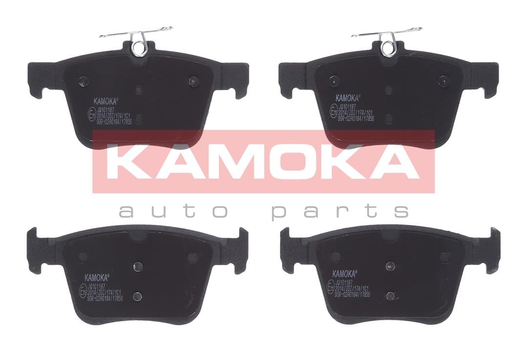 Kamoka JQ101187 Rear disc brake pads, set JQ101187: Buy near me at 2407.PL in Poland at an Affordable price!