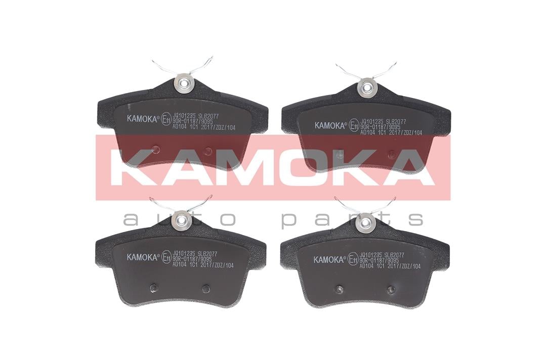 Kamoka JQ101235 Rear disc brake pads, set JQ101235: Buy near me in Poland at 2407.PL - Good price!