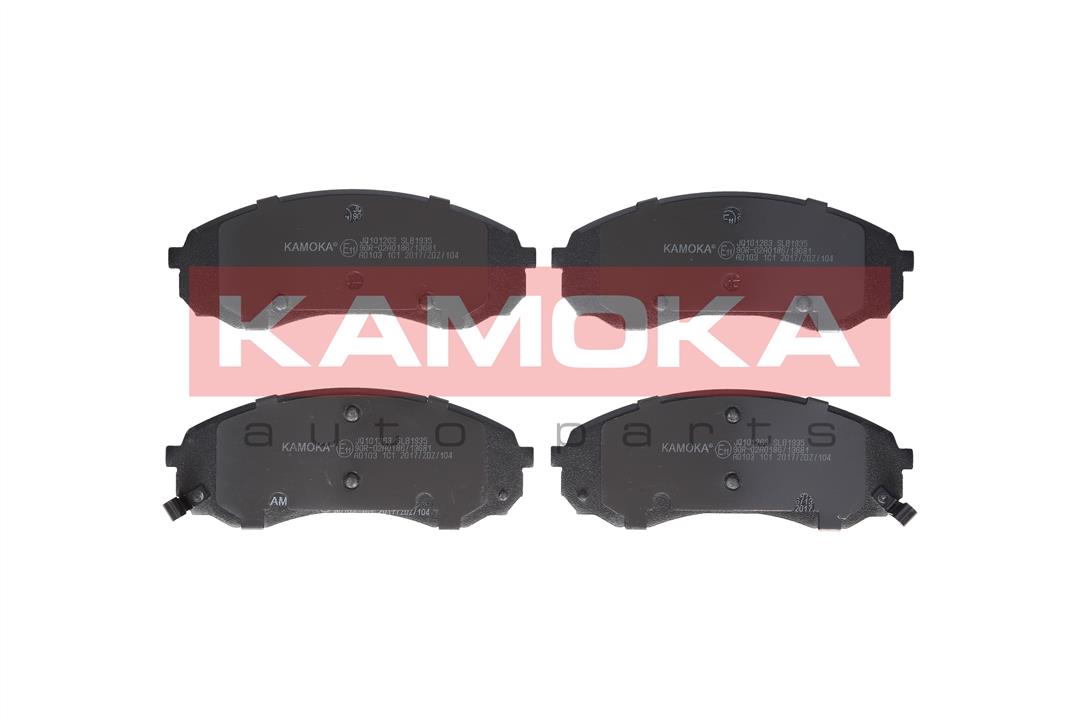 Kamoka JQ101263 Тормозные колодки дисковые передние, комплект JQ101263: Купить в Польше - Отличная цена на 2407.PL!