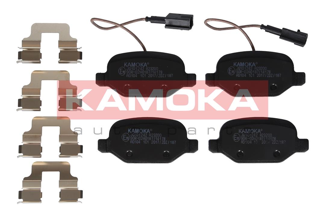 Kamoka JQ101242 Rear disc brake pads, set JQ101242: Buy near me in Poland at 2407.PL - Good price!