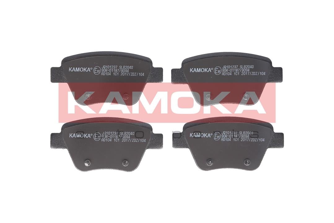 Kamoka JQ101237 Rear disc brake pads, set JQ101237: Buy near me in Poland at 2407.PL - Good price!
