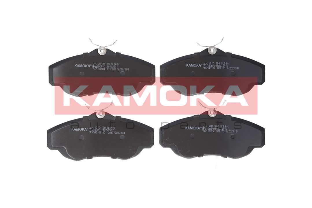 Kamoka JQ101190 Тормозные колодки дисковые передние, комплект JQ101190: Отличная цена - Купить в Польше на 2407.PL!