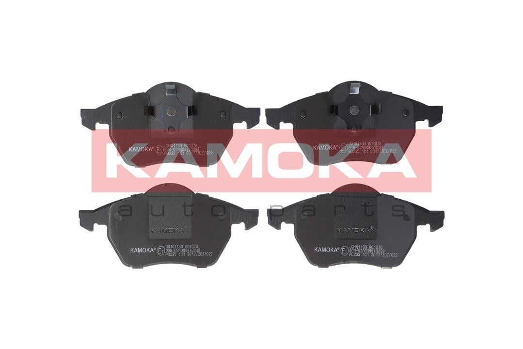 Kamoka JQ101193 Front disc brake pads, set JQ101193: Buy near me at 2407.PL in Poland at an Affordable price!